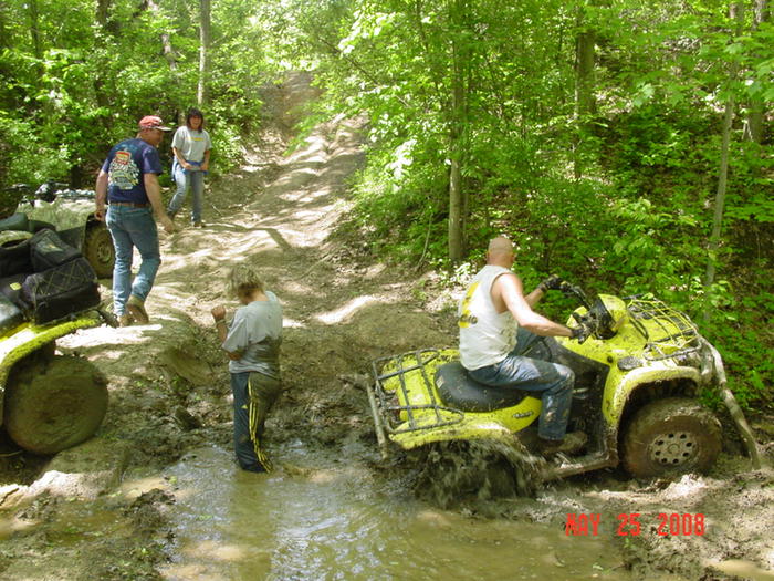 Brad in Mud Hole 05/05/08